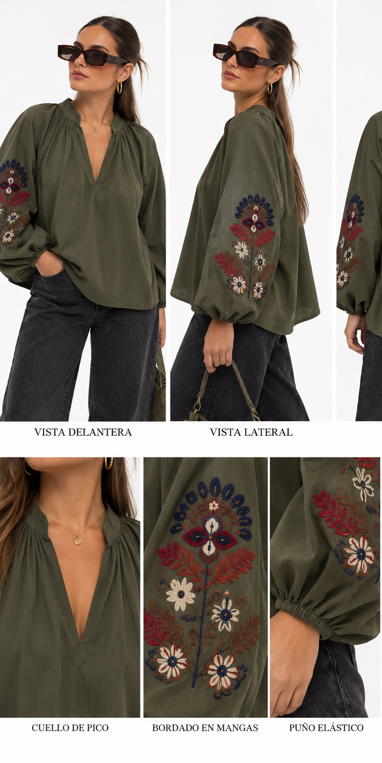 Camisa bordada