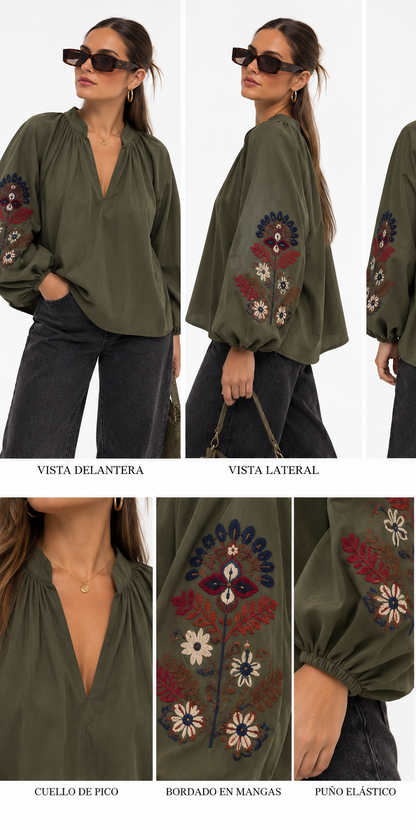 Camisa bordada