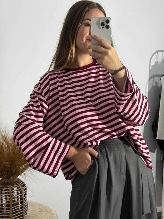 Sudadera rayas