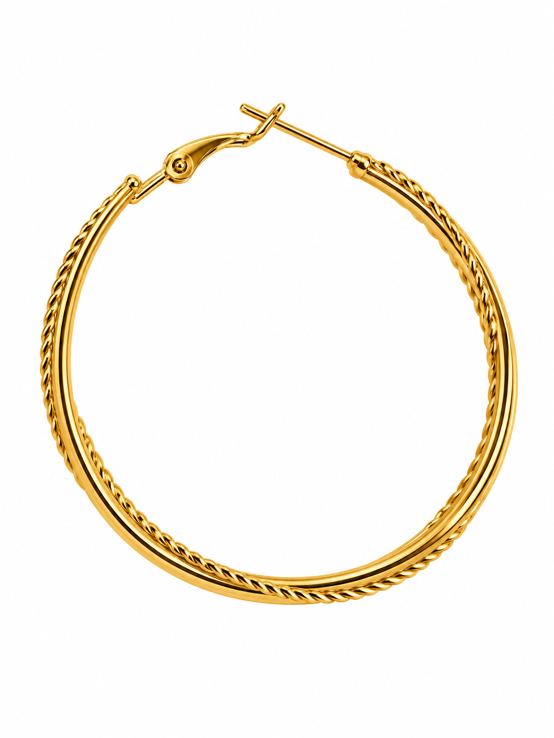 Aros dorado acero inoxidable