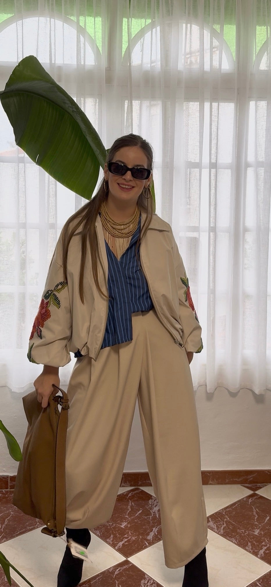 Chaqueta Bordada