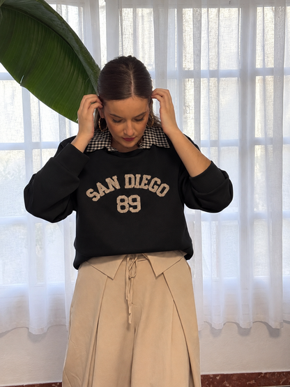 Sudadera San Diego negra