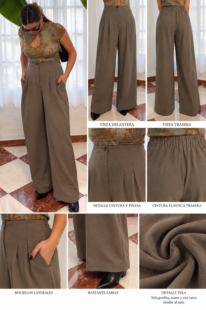 Pantalón largo pinza